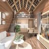 Homestay bunggalow nhà gỗ 35m2 với 1 phòng ngủ