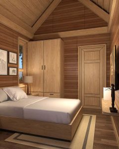 Homestay bunggalow nhà gỗ hiện đại